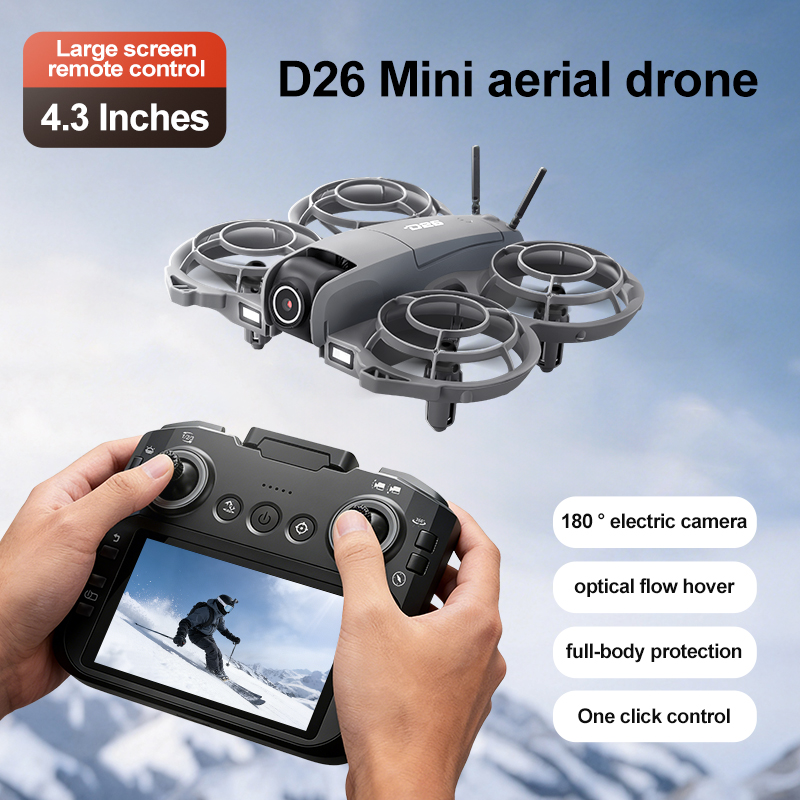 Дрон D26 4K Aerial HD 180 °    – обзор и цена Drone Power Bank