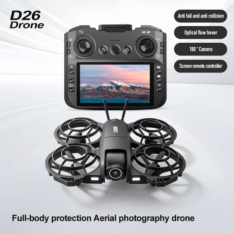 Дрон D26 4K Aerial HD 180 °    – обзор и цена Drone Power Bank