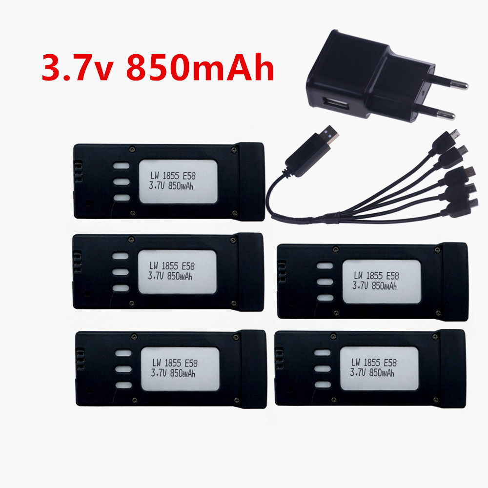 Литиевая батарея 3.7V 850mAh д – обзор и цена Eachine Drone E58